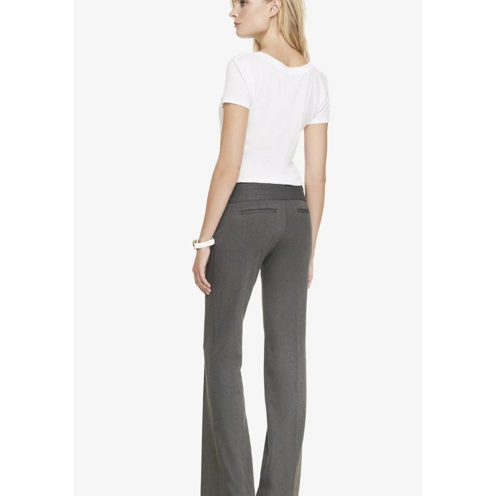 Express Studio Stretch Wide Waistband Flare Editor Pants Size 12
